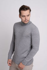 Balıkçı Yaka Basic Erkek Triko Kazak