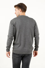 V Yaka Basic Erkek Triko Hırka