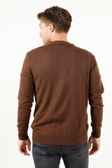 V Yaka Basic Erkek Triko Hırka