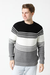 Bisiklet Yaka Selanik Örgü Erkek Triko Kazak