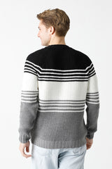 Bisiklet Yaka Selanik Örgü Erkek Triko Kazak