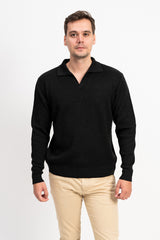 Polo Yaka Erkek Triko Kazak