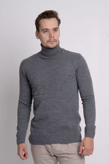 Balıkçı Yaka Basic Erkek Triko Kazak