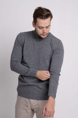 Balıkçı Yaka Basic Erkek Triko Kazak