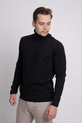 Balıkçı Yaka Basic Erkek Triko Kazak