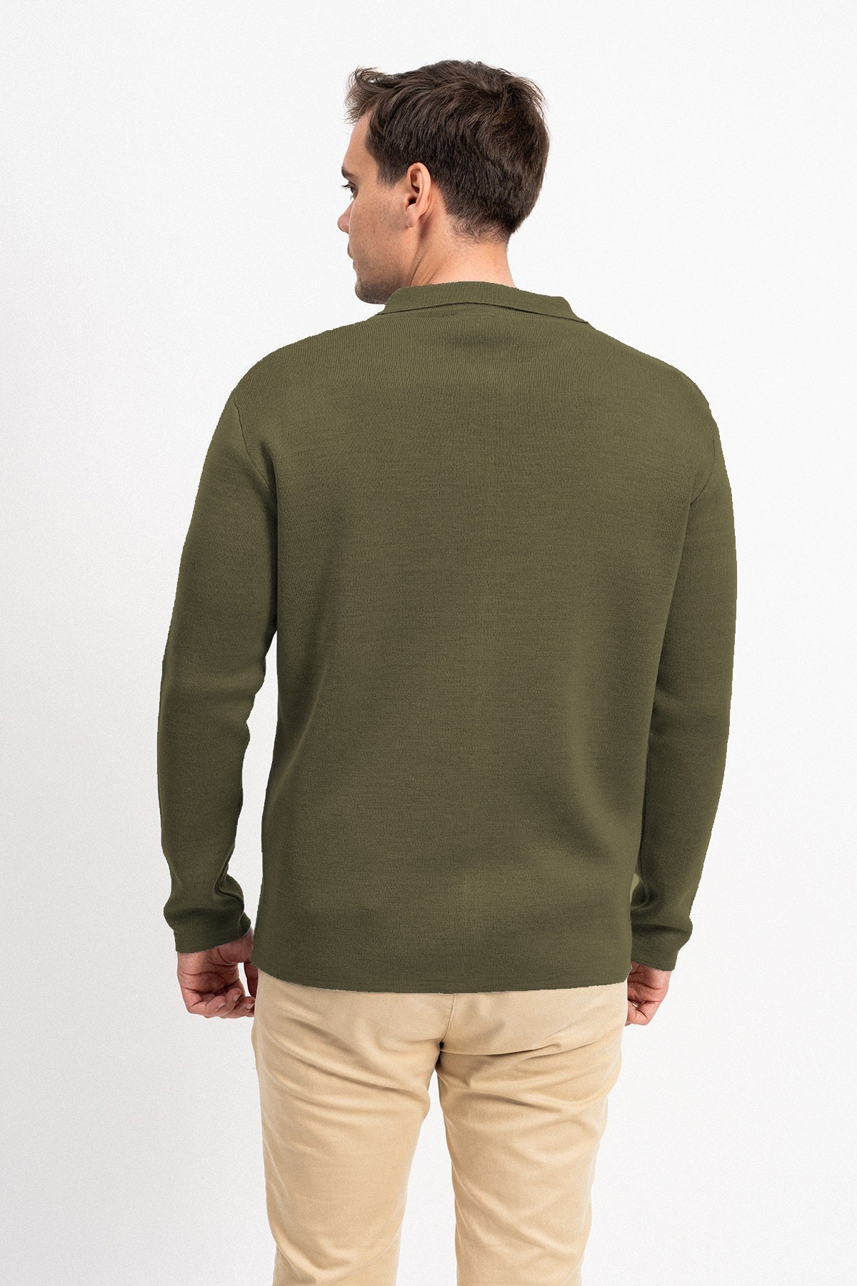 Fermuarlı Erkek Triko Hırka