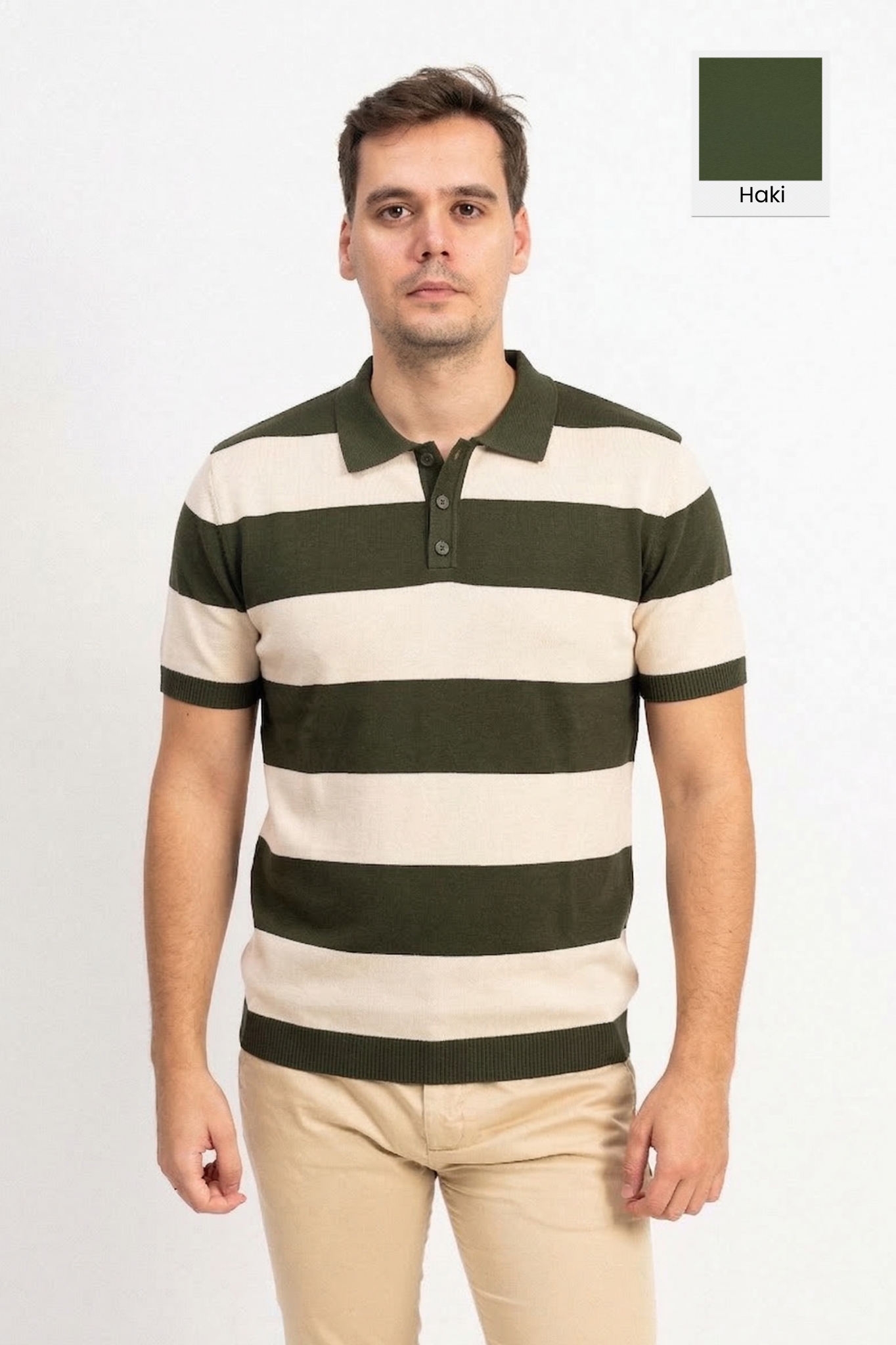 Kısa Kol Polo Yaka Erkek Triko Tişört