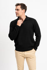 Polo Yaka Erkek Triko Kazak