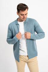 Fermuarlı Erkek Triko Hırka