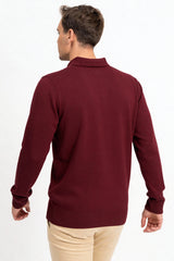 Polo Yaka Erkek Triko Kazak