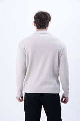 Polo Yaka Erkek Triko Kazak