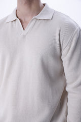 Polo Yaka Erkek Triko Kazak