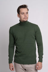 Balıkçı Yaka Basic Erkek Triko Kazak